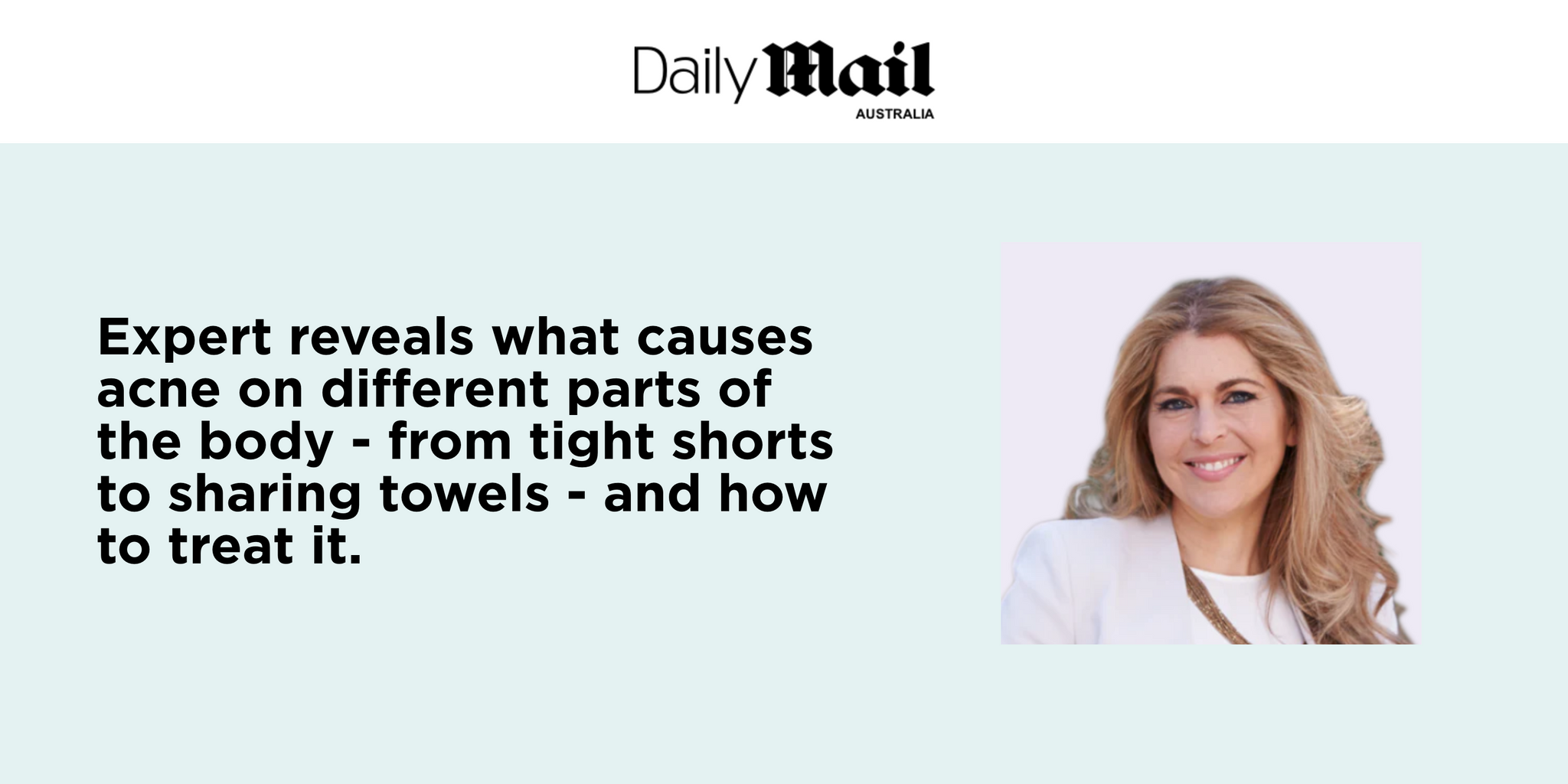 Expert reveals what causes acne on different parts of the body & how to treat it