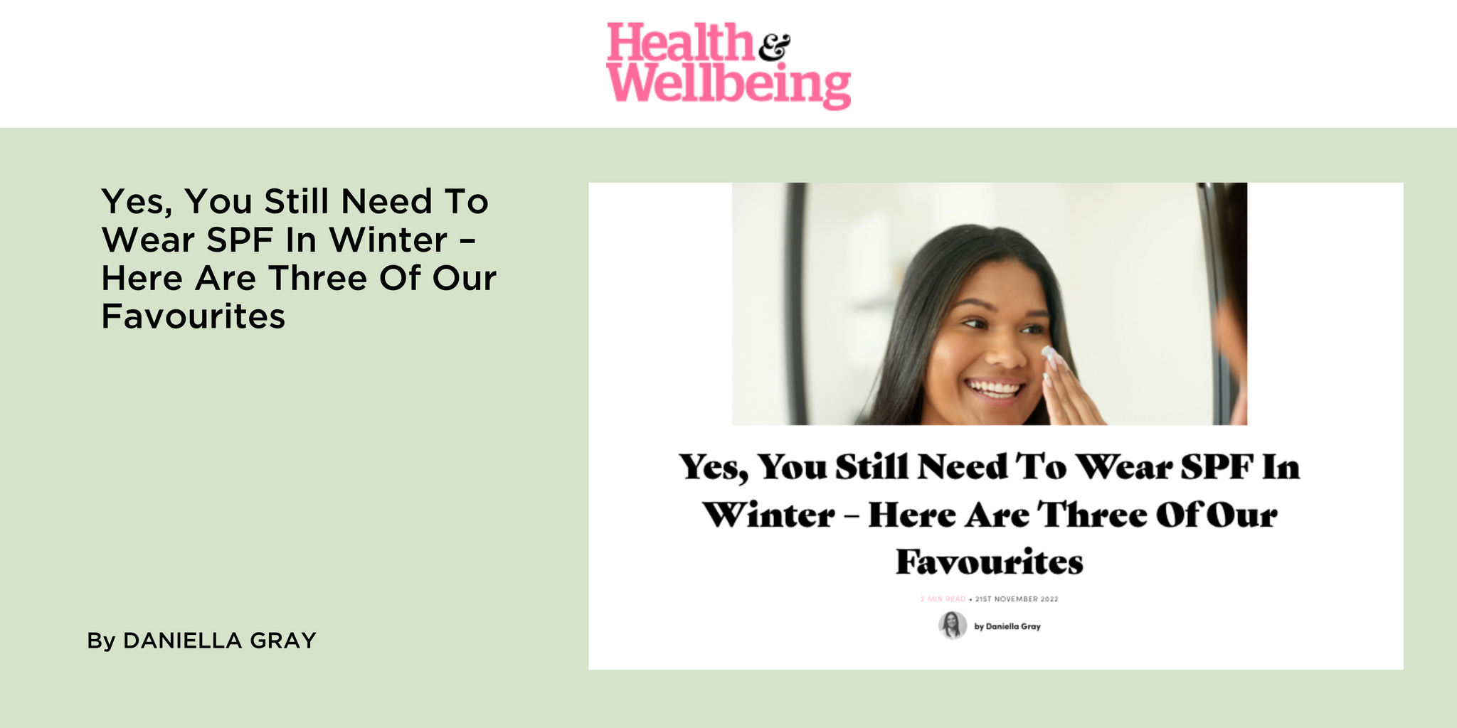 Yes, You Still Need To Wear SPF In Winter – Here Are Three Of Our Favourites