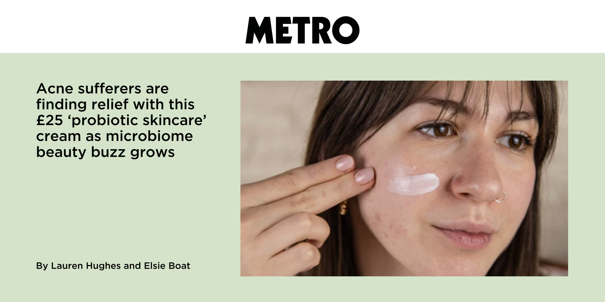 Acne sufferers are finding relief with this £25 ‘probiotic skincare’ cream as microbiome beauty buzz grows