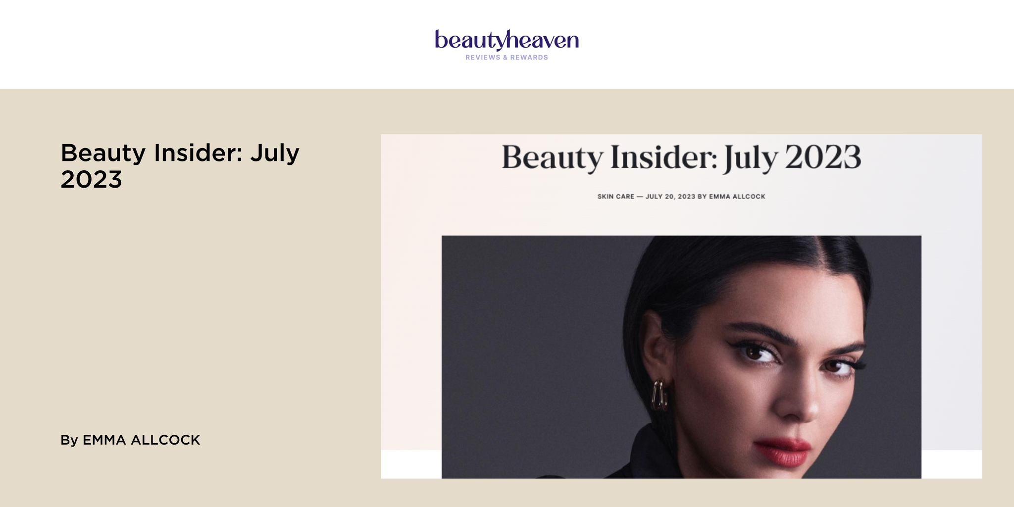 Beauty Insider: July 2023