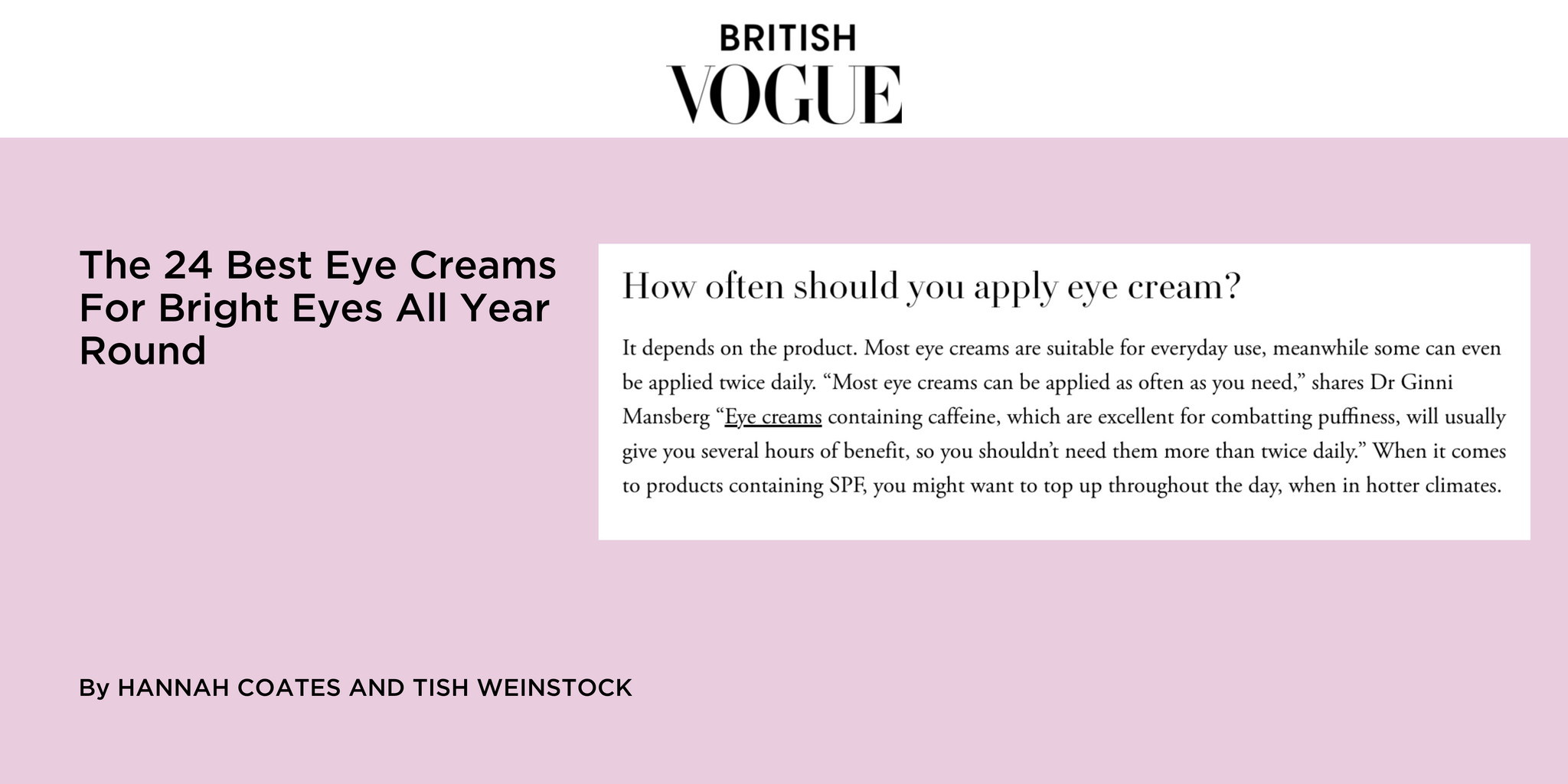The 24 Best Eye Creams For Bright Eyes All Year Round