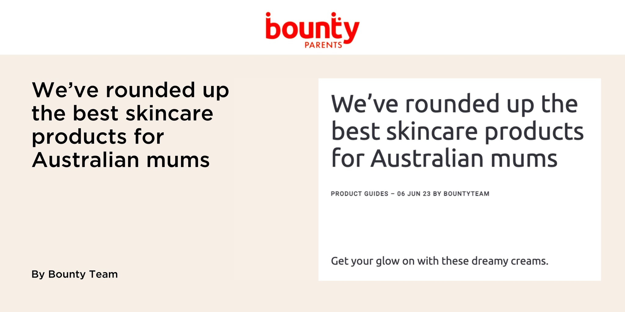 We’ve rounded up the best skincare products for Australian mums