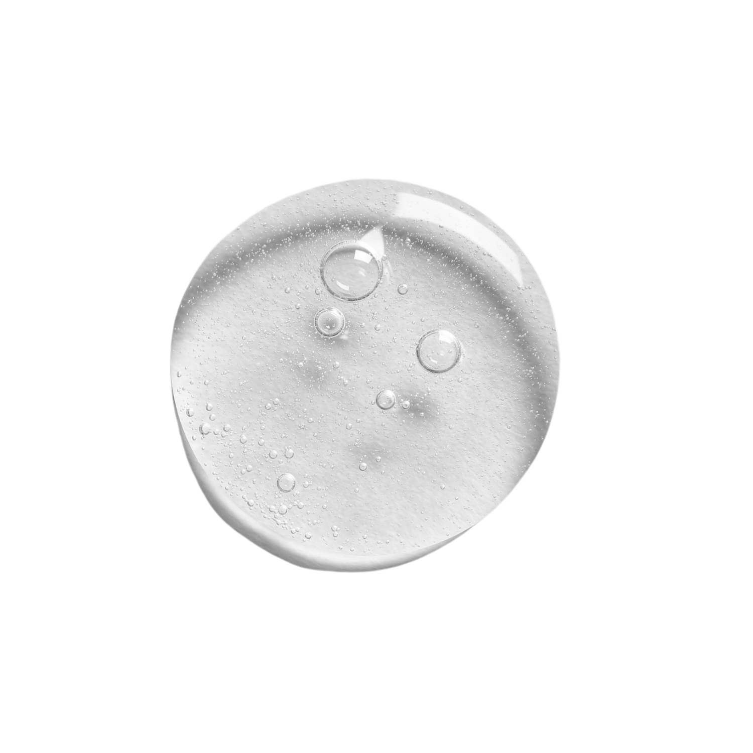 A close up look at the texture of the Gentle Glow PHA Serum. It is a gel/serum like texture. It is hydrating whilst also being thin and easy to spread across the skin.