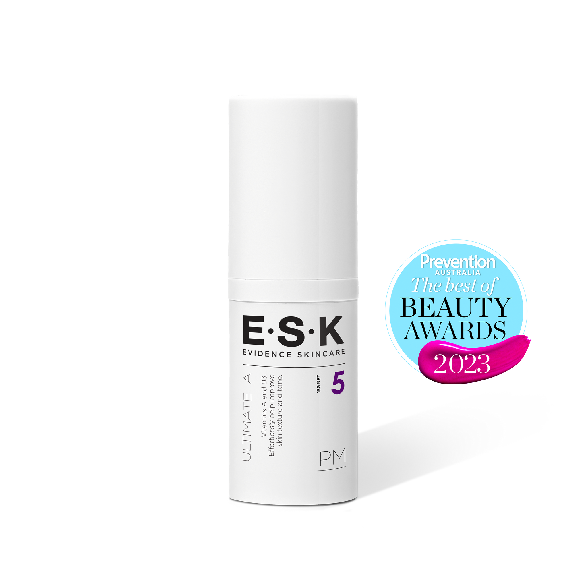 ESK's Ultimate A is a Vitamin A cream suitable for all skin types and skin conditions. It uses Retinal instead of Retinol as it is 11x more effective and yet gentler on the skin. Retinaldehyde is proven to be more effective for anti-aging results than Retinol creams or Retinol Serum. Retinol is a weaker and cheaper form of Vitamin A / Retinoid and that is why it is found more commonly in skincare than Retinal even though Retinal is proven to be better for your skin.
