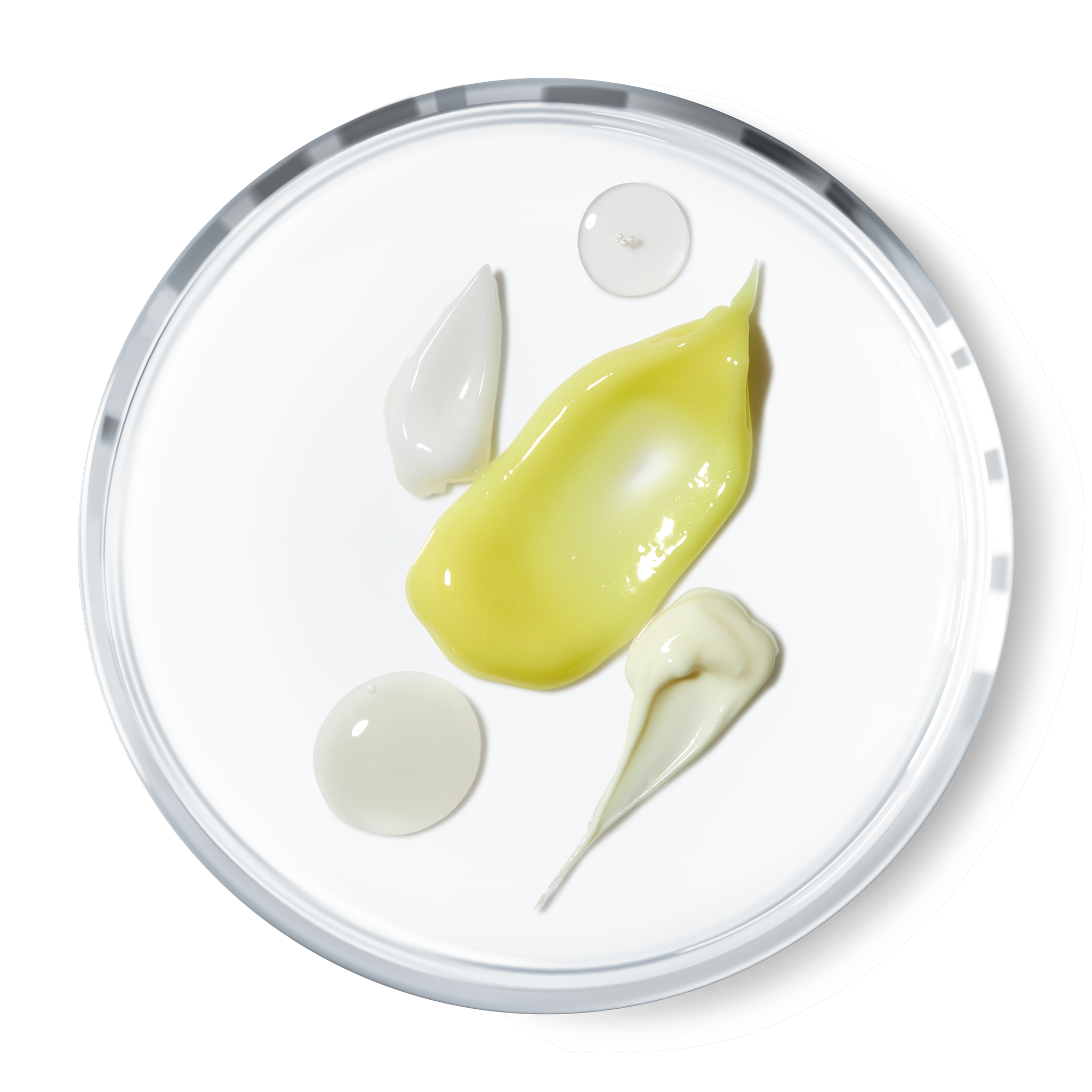 Close up look at the textures of each product in the Acne Prone Oily Kit. Suitable to tame oily skin and prevent and clear acne without drying out or irritating the skin.