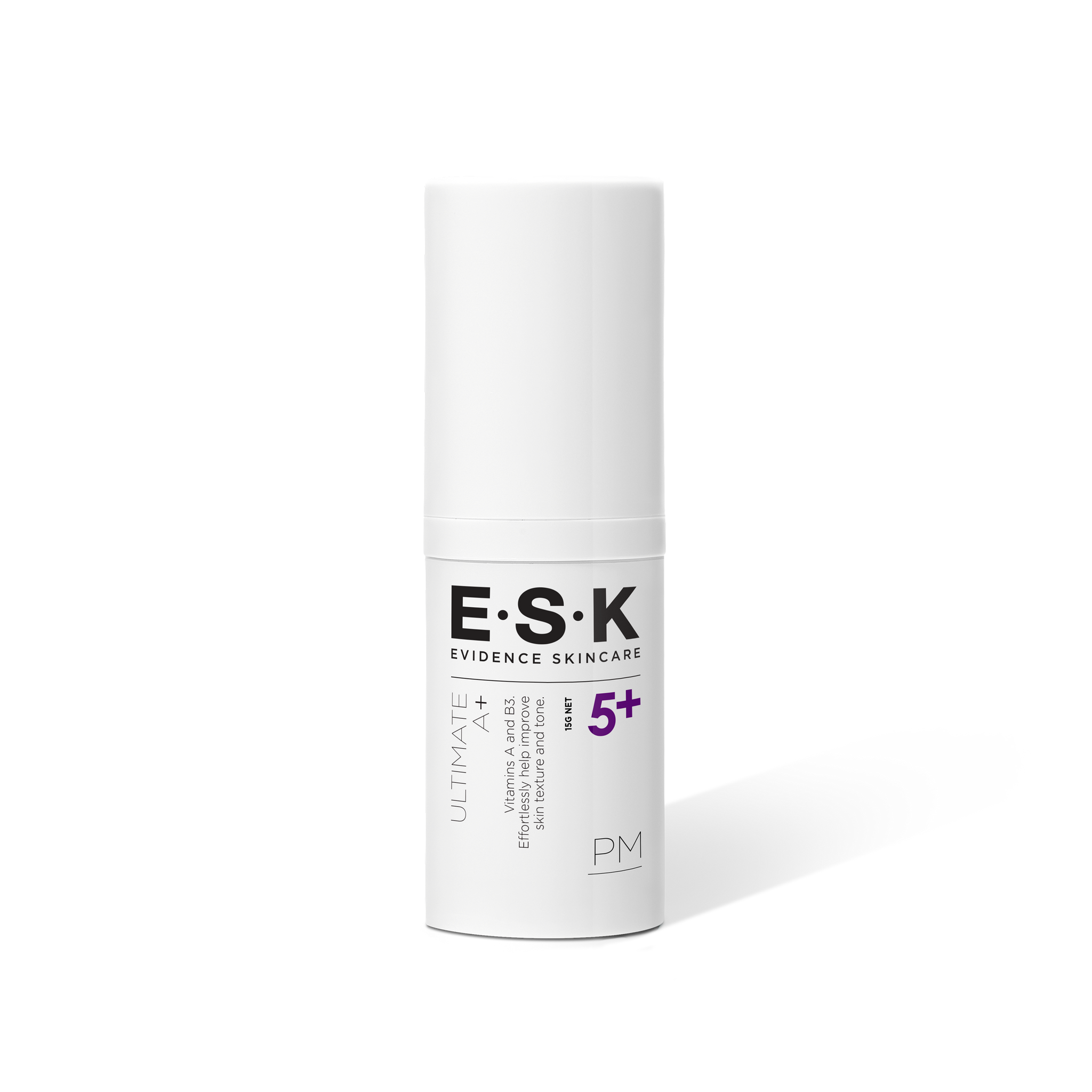 ESK's Ultimate A +, our Retinal Night Cream with added AHA's to exfoliate the skin. If you have wondered does retinol exfoliate no it does not but with Glycolic Acid added it lightly exfoliates and lets the Retinaldehyde penetrate deeper into the skin!