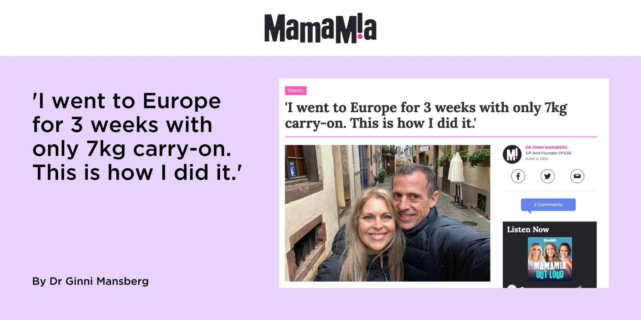 I went to Europe for 3 weeks with only 7kg carry-on. This is how I did it