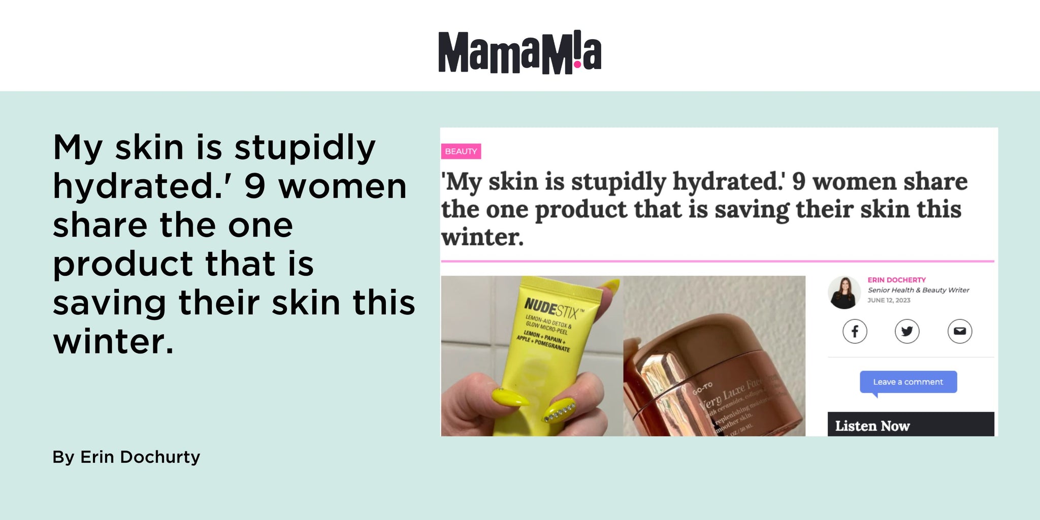 'My skin is stupidly hydrated.' 9 women share the one product that is saving their skin this winter.