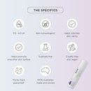 ESK Smooth Serum skincare benefits and product details including non-comedogenic formula, skin smoothing exfoliation, sulphate free, vegan and Australian made skincare.