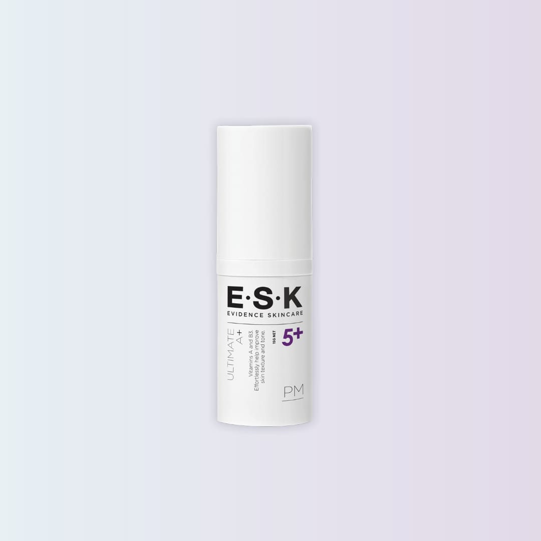The travel size Ultimate A+, this product contains 0.1% Retinaldehyde whereas the 5 contains 0.06% Retinaldehyde so this will provide stronger results for those with acne prone skin or oily skin types.