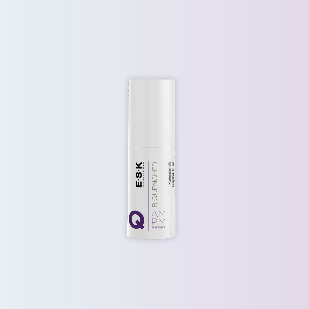 This is the travel size B Quenched moisturiser. Perfect to keep your skin plump and hydrated on the go. Able to be used in the AM or PM and suitable for all skin types and skin conditions. Including Eczema, Rosacea, Dermatitis and Psoriasis. 