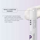 ESK peptide primer is a lightweight, peptide-based daily moisturiser that hydrates the skin, supports barrier function and creates a smooth base under make up. 